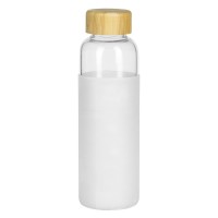 ADA, water bottle with silicone sleeve, 500 ml, white
