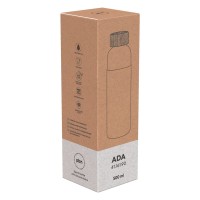 ADA, water bottle with silicone sleeve, 500 ml, white