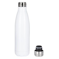 FLUID SUBLI, sublimation vacuum insulated bottle, 500 ml, white