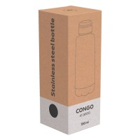 CONGO, vacuum insulated bottle, 350 ml, black