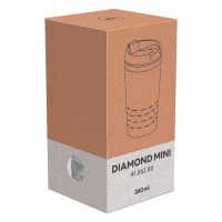 DIAMOND MINI, travel mug, 260 ml, silver