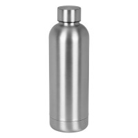 FLOW HD, vacuum insulated bottle, 500 ml, silver