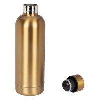 FLOW HD, vacuum insulated bottle, 500 ml, gold