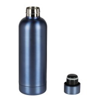 FLOW HD, vacuum insulated bottle, 500 ml, metallic blue