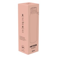 METEOR, water bottle, 500 ml, transparent