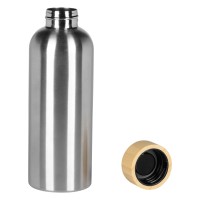 MARS, vacuum insulated bottle, 550 ml, silver