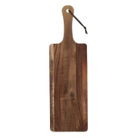 CRUDO, wooden chopping and serving board, brown