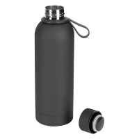 ACTIVE FLOW, vacuum insulated bottle, 500 ml, black