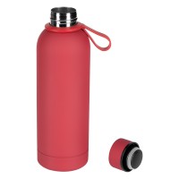 ACTIVE FLOW, vacuum insulated bottle, 500 ml, red