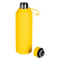 ACTIVE FLOW, vacuum insulated bottle, 500 ml, yellow