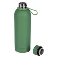 ACTIVE FLOW, vacuum insulated bottle, 500 ml, green