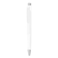 505, plastic ball pen, white