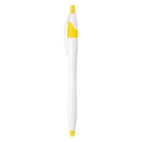 521, plastic ball pen, yellow
