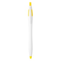 521, plastic ball pen, yellow