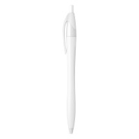 521, plastic ball pen, white