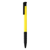 2001, plastic ball pen, yellow