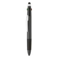MULTIPEN, plastic "touch" ball pen, dark gray