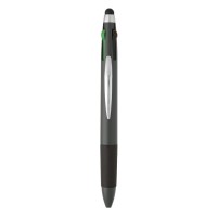 MULTIPEN, plastic "touch" ball pen, dark gray