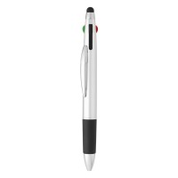MULTIPEN, plastic "touch" ball pen, silver