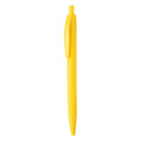 AMIGA SOFT, plastic ball pen, yellow