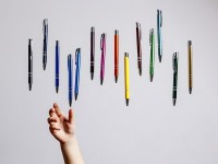 OGGI, metal ball pen, black