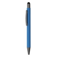 TITANIUM TOUCH, metal "touch" ball pen, azure