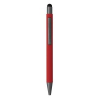 TITANIUM TOUCH, metal "touch" ball pen, red