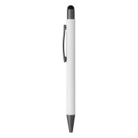 TITANIUM TOUCH, metal "touch" ball pen, white