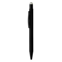 TITANIUM BLACK, metal "touch" ball pen, silver