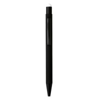 TITANIUM BLACK, metal "touch" ball pen, white