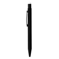 TITANIUM BLACK, metal "touch" ball pen, white