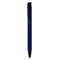OGGI SOFT BLACK, metal ball pen, blue