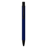 OGGI SOFT BLACK, metal ball pen, blue