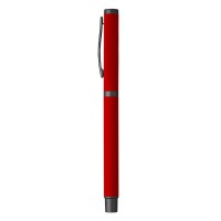 TITANIUM R, metal roller pen, red