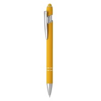 ARMADA SOFT, metal "touch" ball pen, yellow