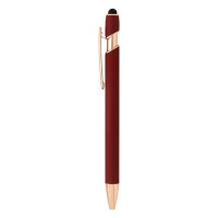 ARMADA GOLD, metal "touch" ball pen, burgundy
