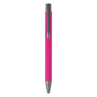 OGGI SOFT GRAY, metal ball pen, pink