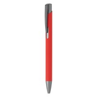OGGI SOFT GRAY, metal ball pen, red