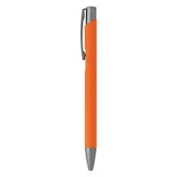 OGGI SOFT GRAY, metal ball pen, orange