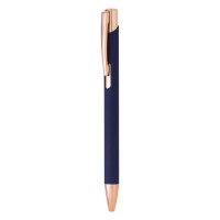 OGGI ROSE GOLD, metal ball pen, blue
