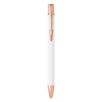 OGGI ROSE GOLD, metal ball pen, white
