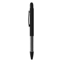 RUBY, metal "touch" ball pen, black