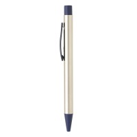TITANIUM STEEL, metal ball pen, blue