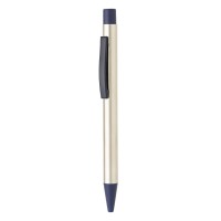 TITANIUM STEEL, metal ball pen, blue