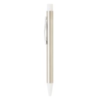 TITANIUM STEEL, metal ball pen, white