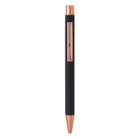 TITANIUM ROSE GOLD, metal ball pen, blue