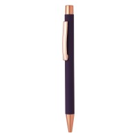 TITANIUM ROSE GOLD, metal ball pen, purple