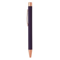 TITANIUM ROSE GOLD, metal ball pen, purple