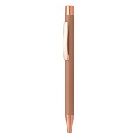 TITANIUM ROSE GOLD, metal ball pen, gold rose
