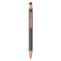 TITANIUM TOUCH GOLD, metal "touch" ball pen, gray